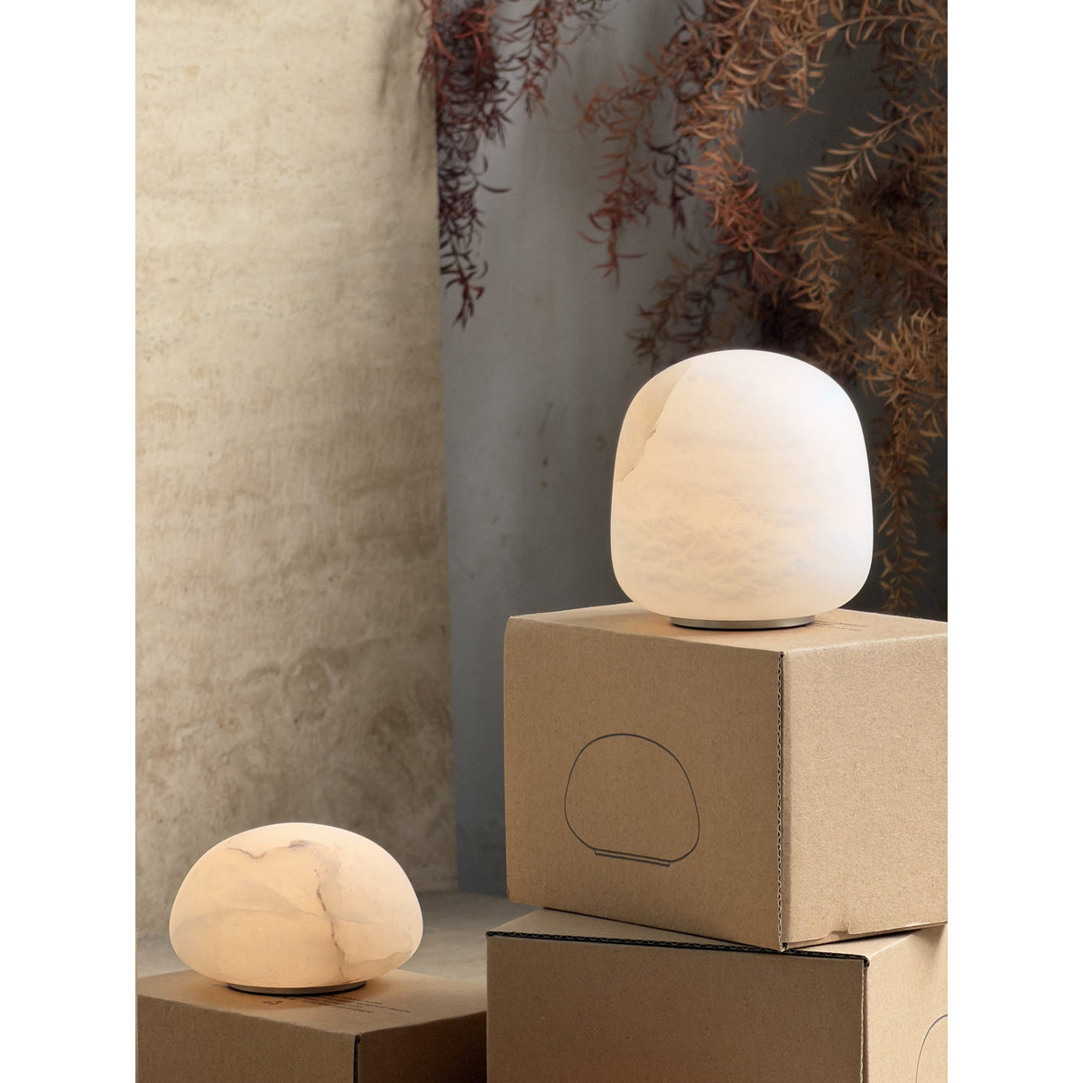Alvane Minimalist Alabaster Table Lamp