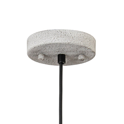 Domarra Industrial Metal Gold-Leaf Dome Pendant Light