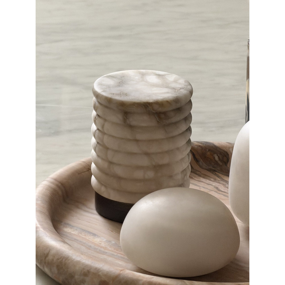 Alvane Minimalist Alabaster Table Lamp