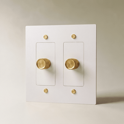 Norvessa Vintage Brass Rotary Dimmer Switch