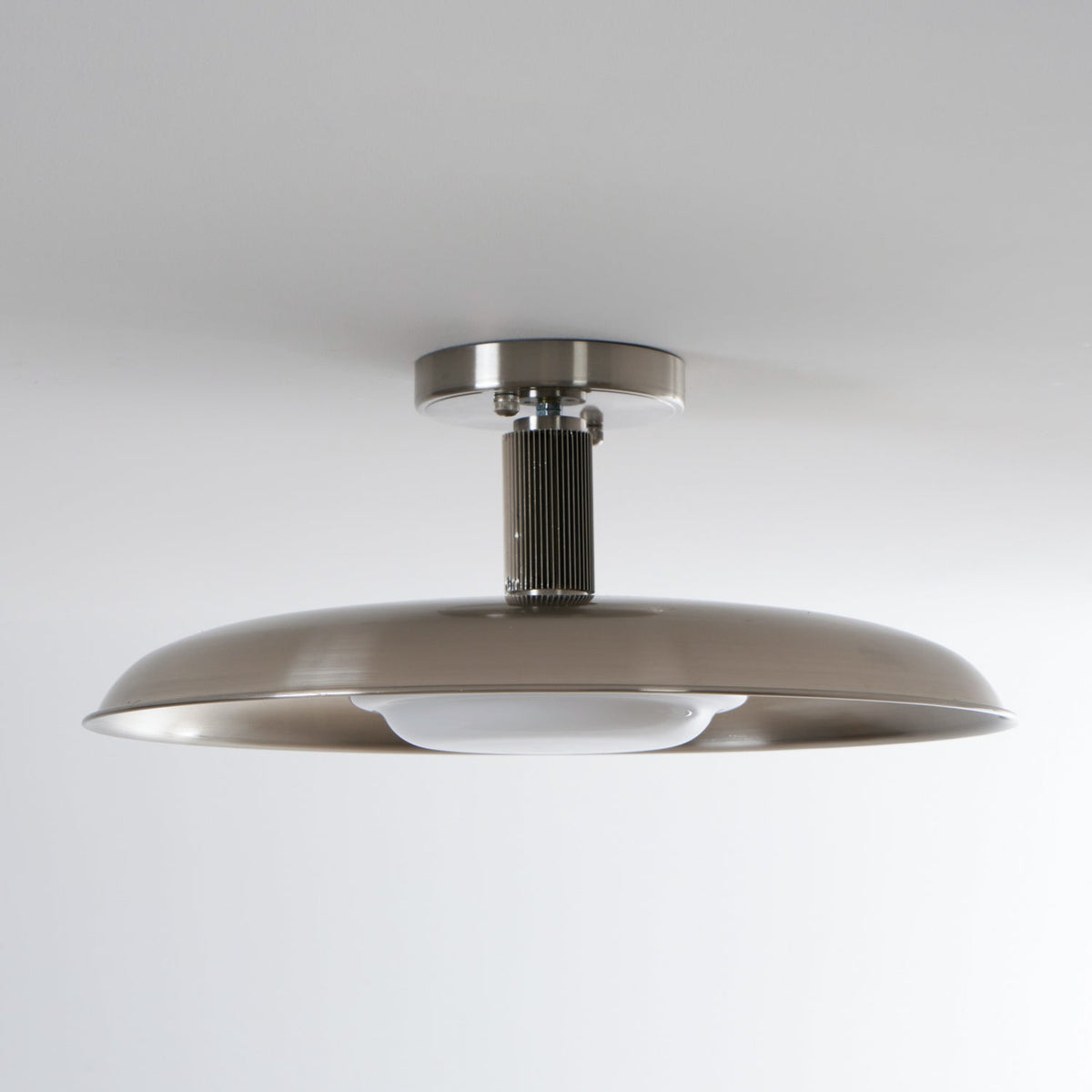 Wide Disc Flush Ceiling Light