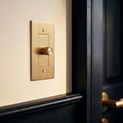 Norvessa Vintage Brass Rotary Dimmer Switch