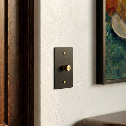 Norvessa Vintage Brass Rotary Dimmer Switch