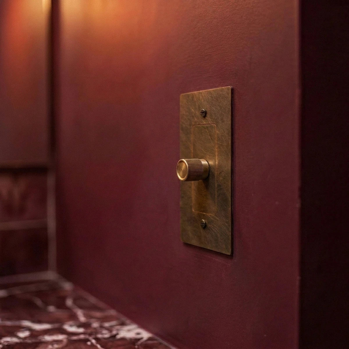 Norvessa Vintage Brass Rotary Dimmer Switch