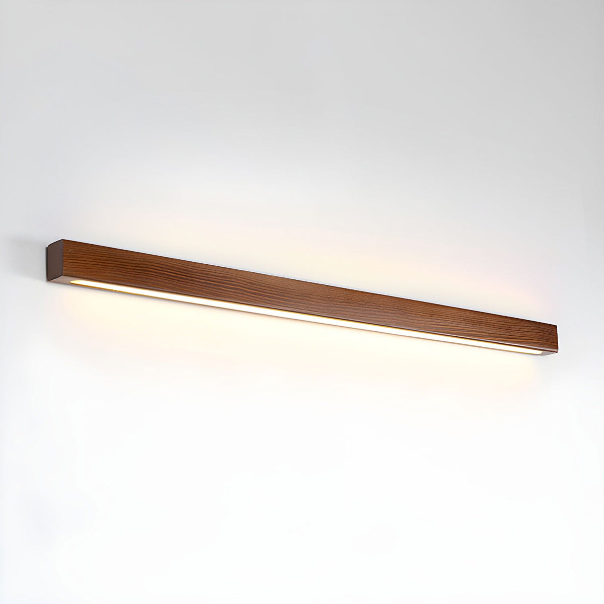Slim Wood Linear Wall Light