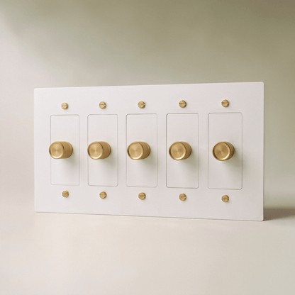 Norvessa Vintage Brass Rotary Dimmer Switch