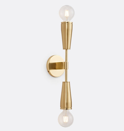 Dual Shade Retro Wall Lamp