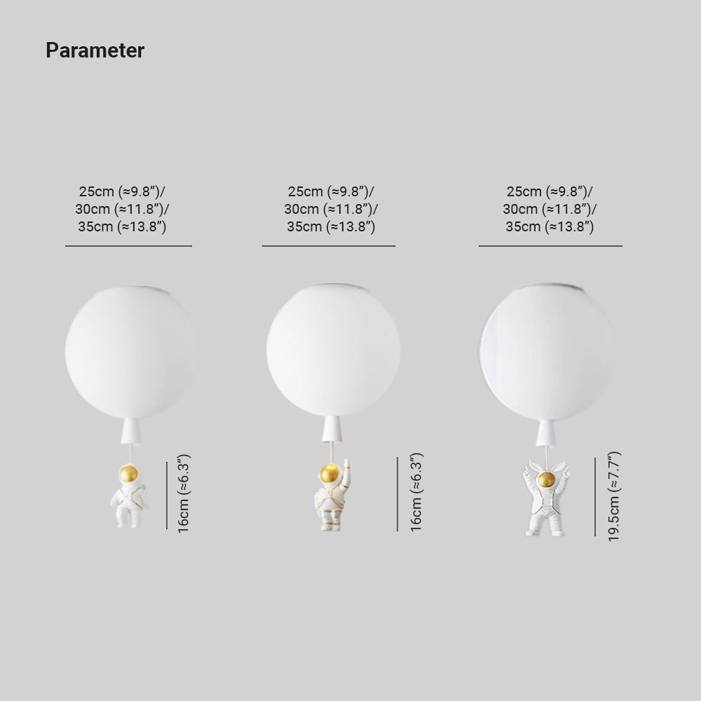 Astronauten-Pendelleuchte Für Stilvolle Dekoration-Aster Selection