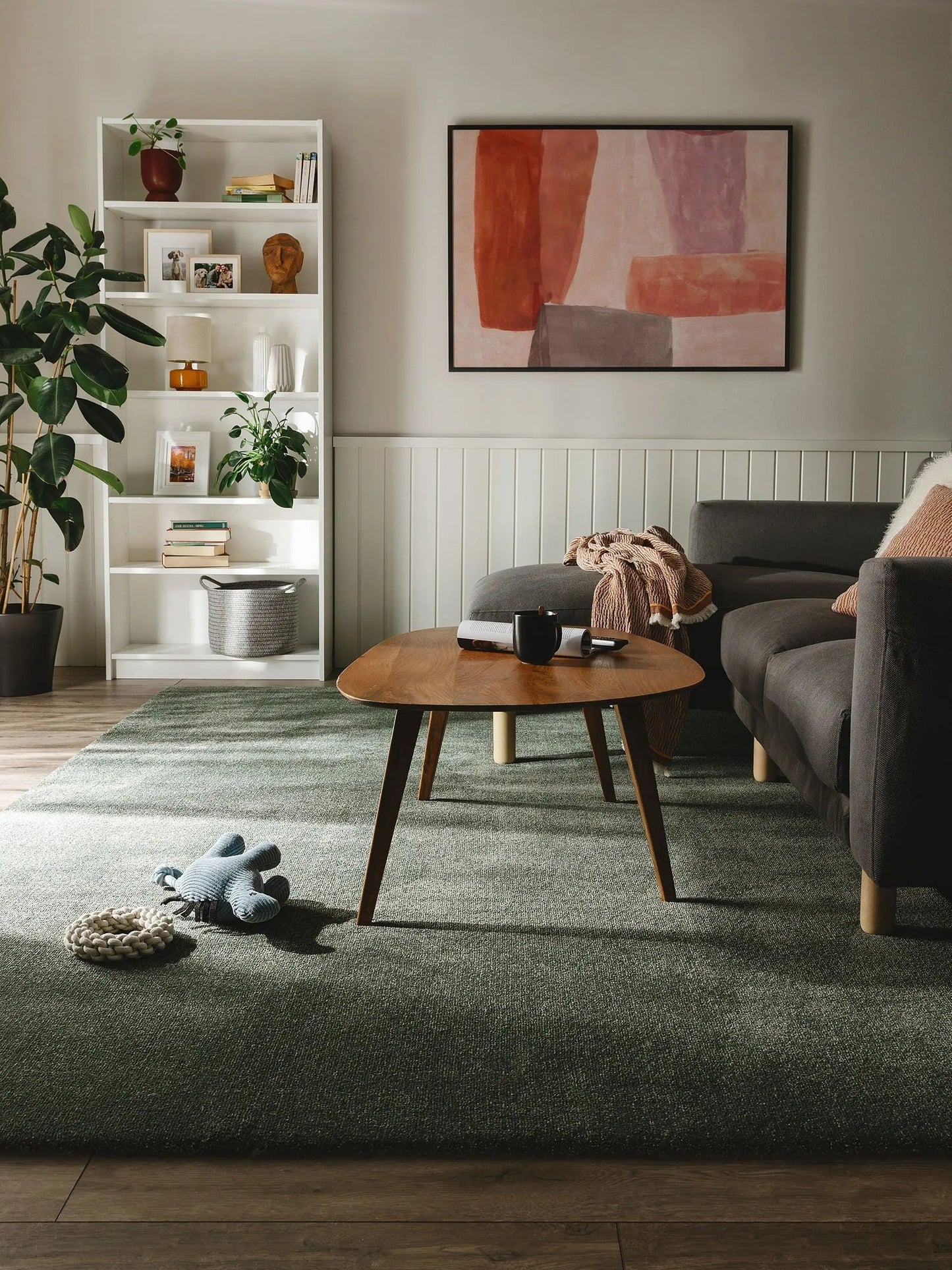 Modern Washable High-Pile Rug