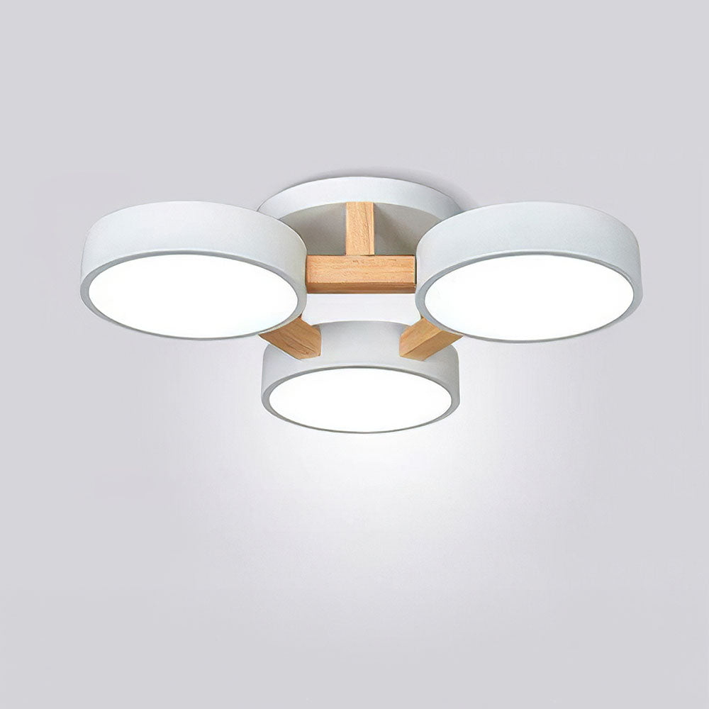 Wood Frame LED Ceiling Light