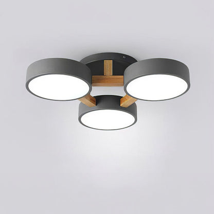 Wood Frame LED Ceiling Light