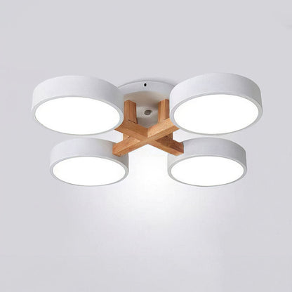 Wood Frame LED Ceiling Light