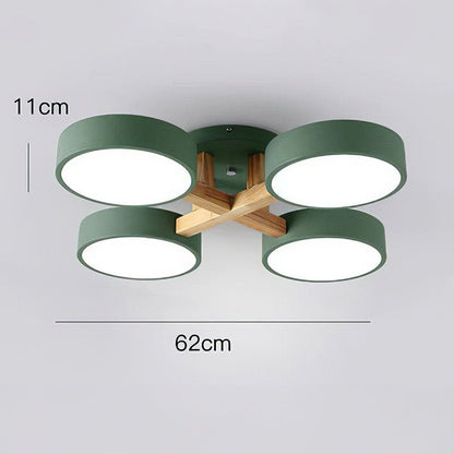 Wood Frame LED Ceiling Light
