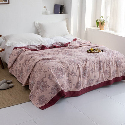 Premium Cotton Blanket with Elegant Design