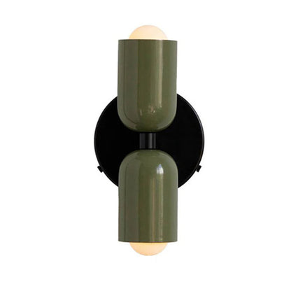 Industrial Double Head Wall Light