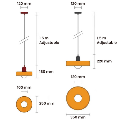 Glass LED Pendant Light