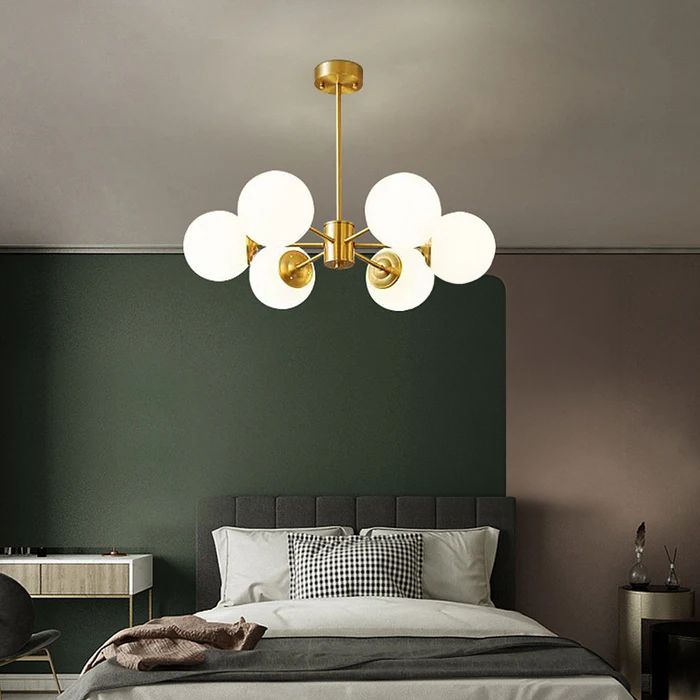 Gold Minimalist Ceiling Fixture