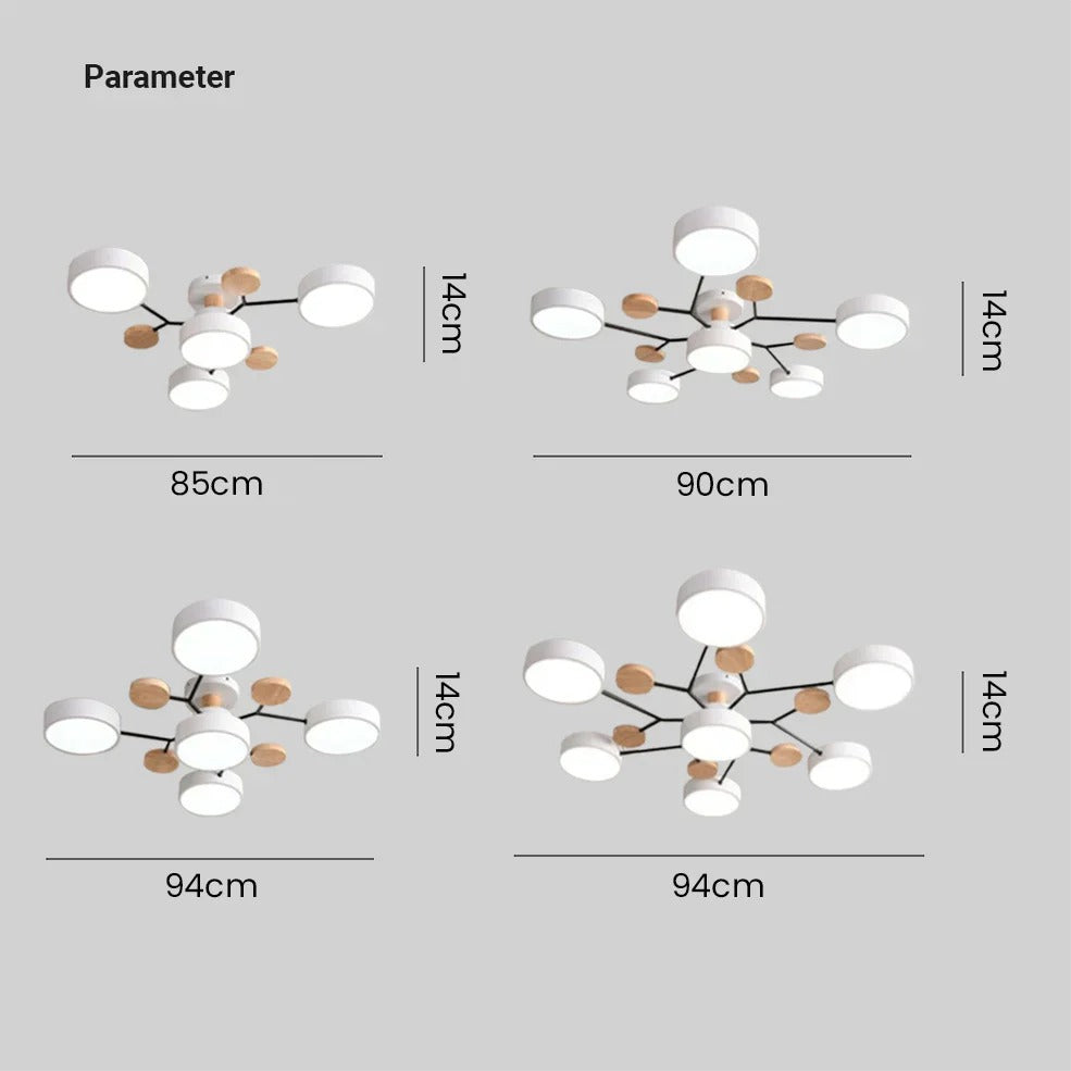 Modern Round LED Ceiling Chandelier