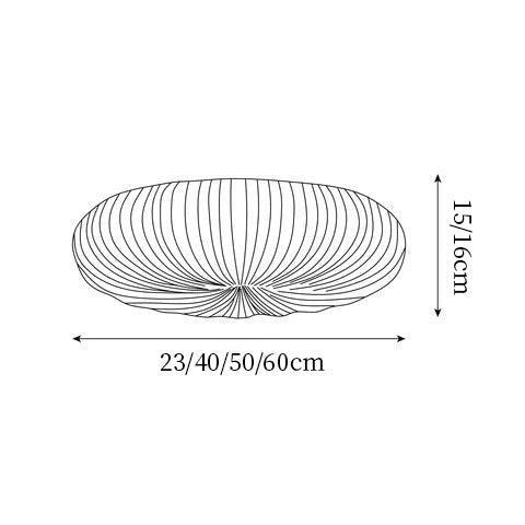 Modern Pumpkin Ceiling Light