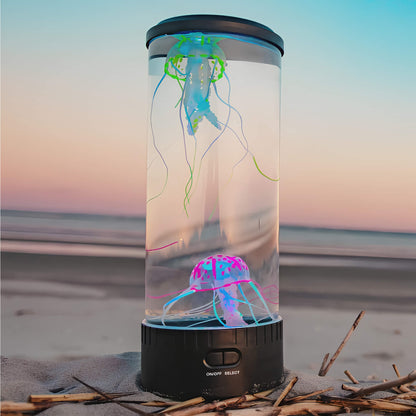 Calming LED Jellyfish Table Lamp