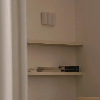 Scalloped Linen Wall Light