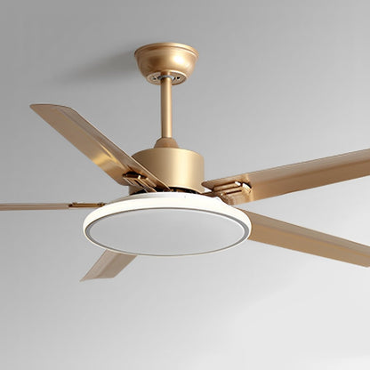 Modern 5-Blade LED Ceiling Fan Light