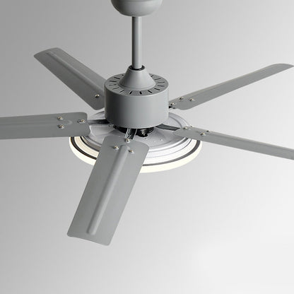 Modern 5-Blade LED Ceiling Fan Light