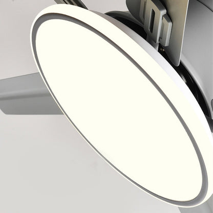 Modern 5-Blade LED Ceiling Fan Light