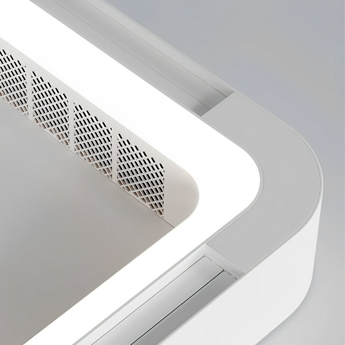 Modern Bladeless LED Ceiling Fan Light