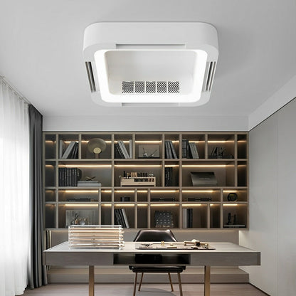 Modern Bladeless LED Ceiling Fan Light