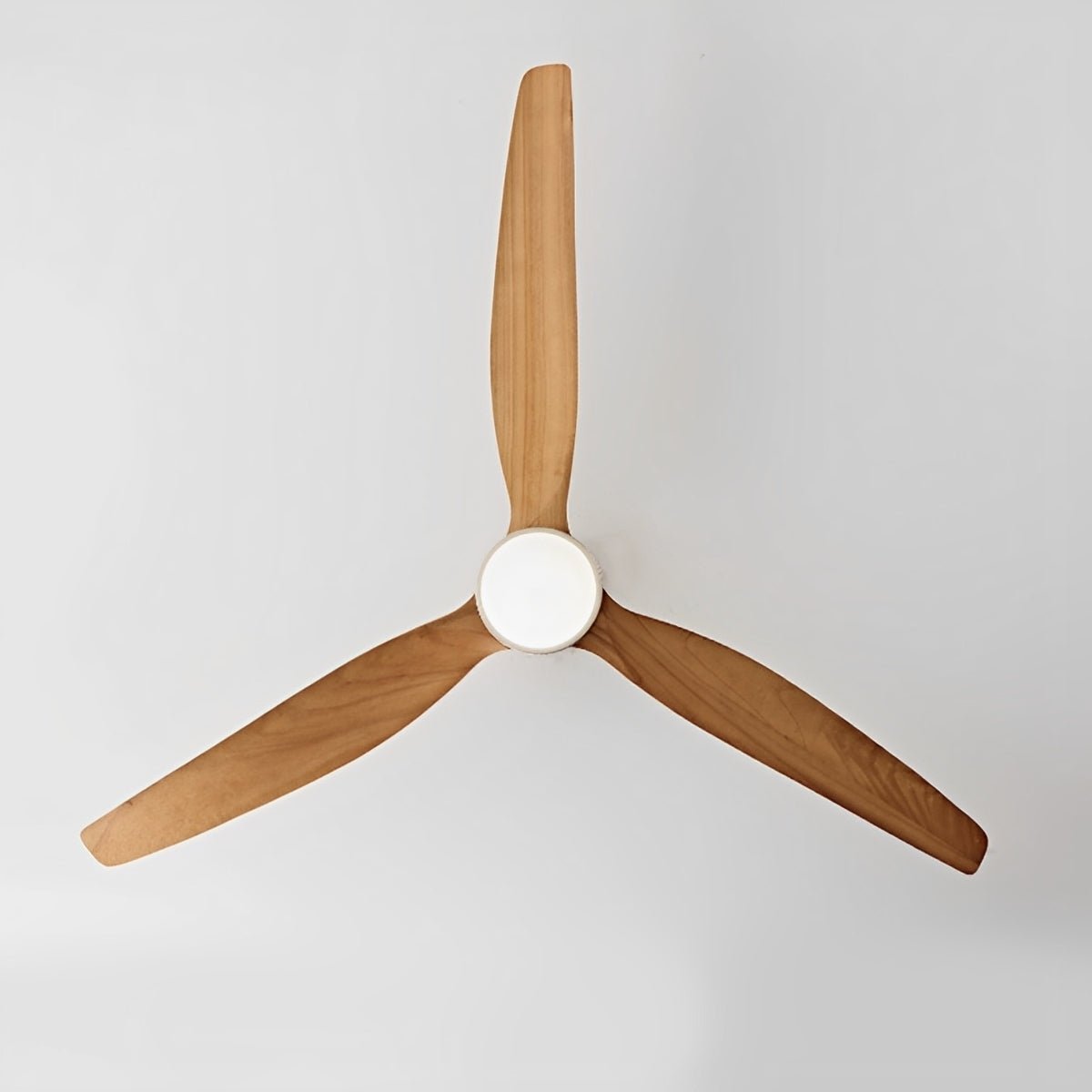 Modern Wood Finish LED Ceiling Fan Light