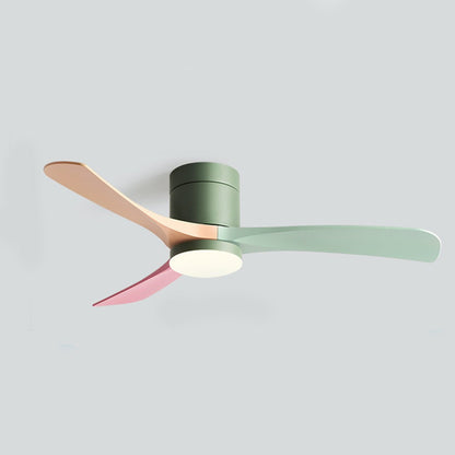 Modern Nordic LED Ceiling Fan Light