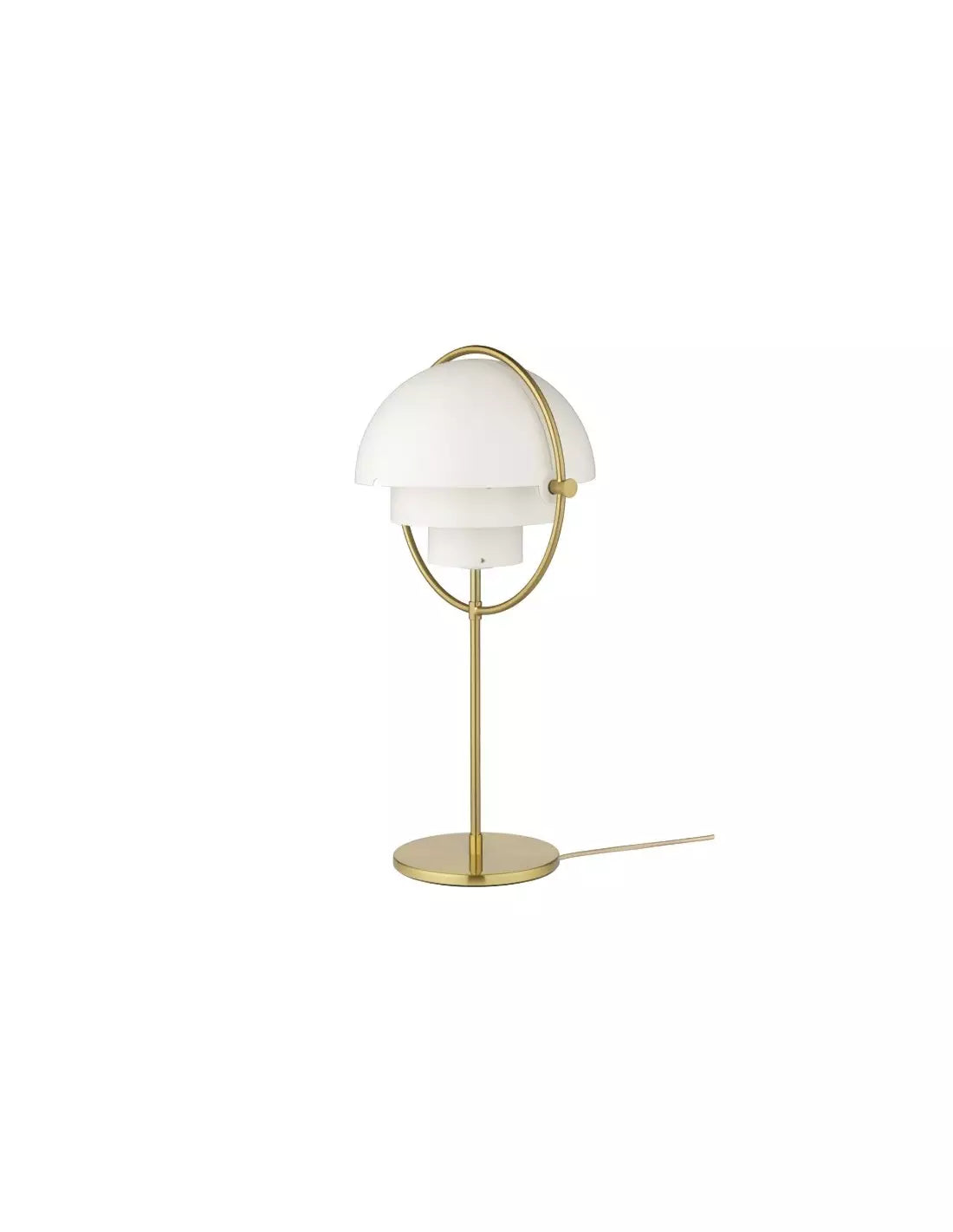 Multi-light sculptural metal table lamp