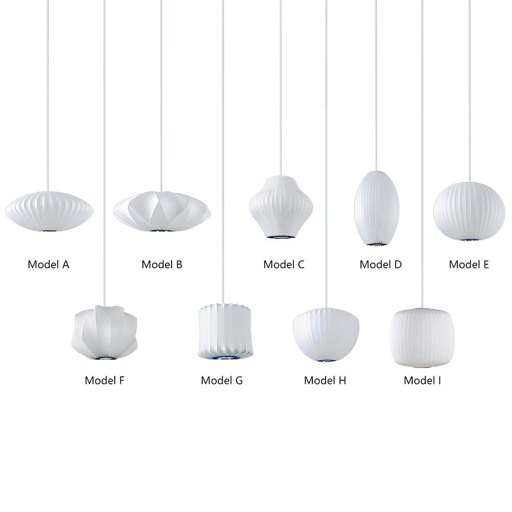 White Lantern Pendant Light