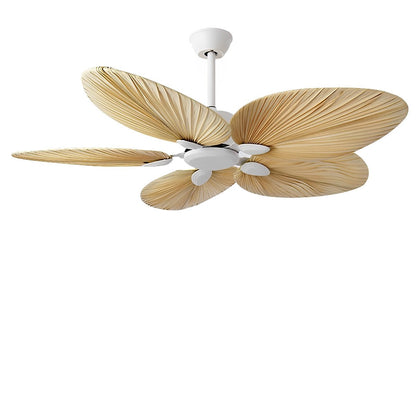 Tropical Palm Leaf Ceiling Fan