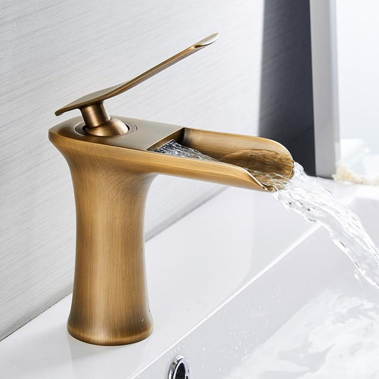 Modern Waterfall Bathroom Faucet – Style & Elegance