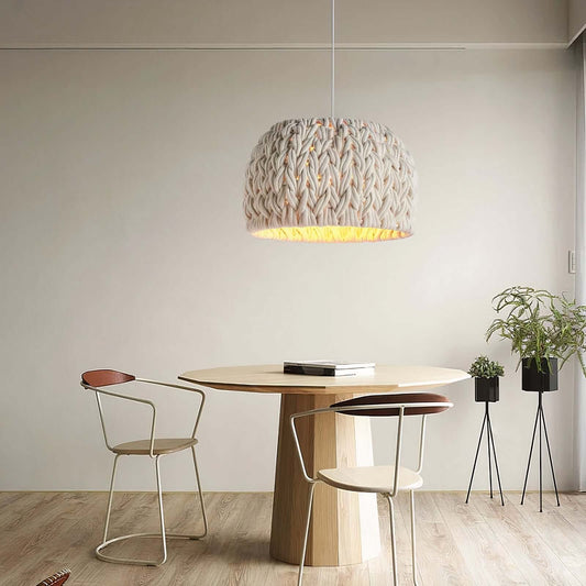 Fluted Glass Globe Pendant Light