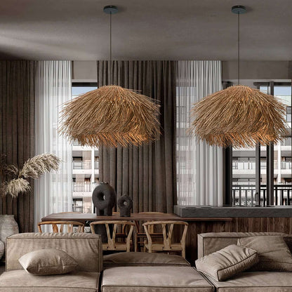 Smoked Glass Dome Pendant Light