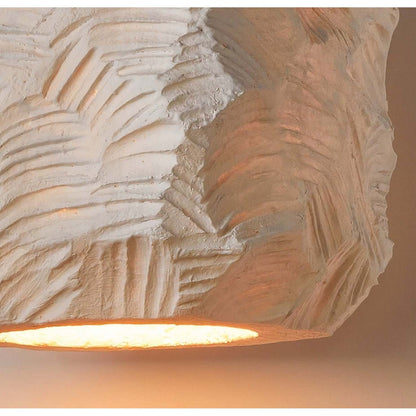 Ribbed Glass Pendant Light