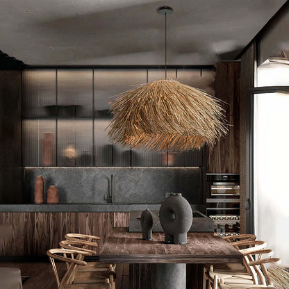 Smoked Glass Dome Pendant Light