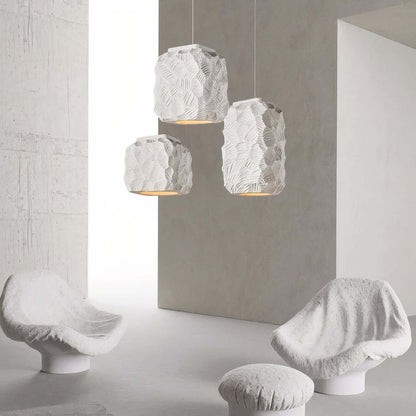 Ribbed Glass Pendant Light