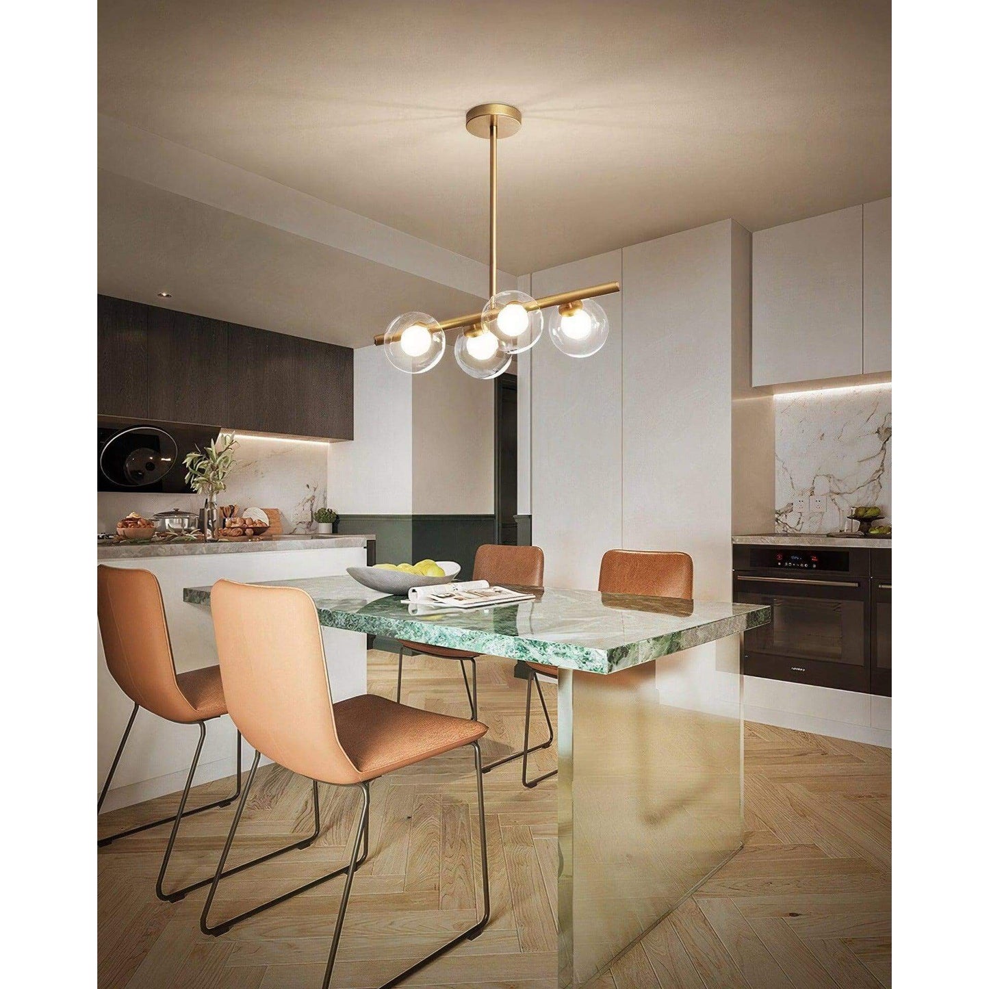 Tiered Woven Rattan Pendant