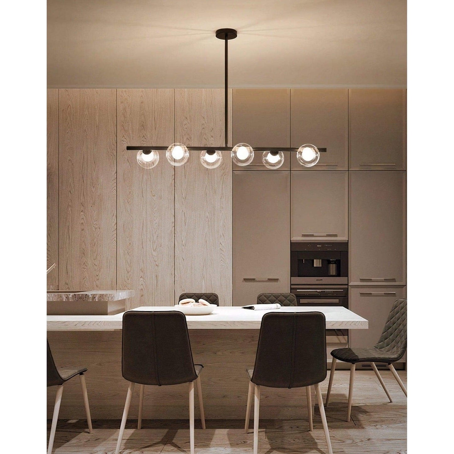 Tiered Woven Rattan Pendant