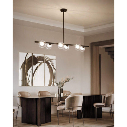 Tiered Woven Rattan Pendant