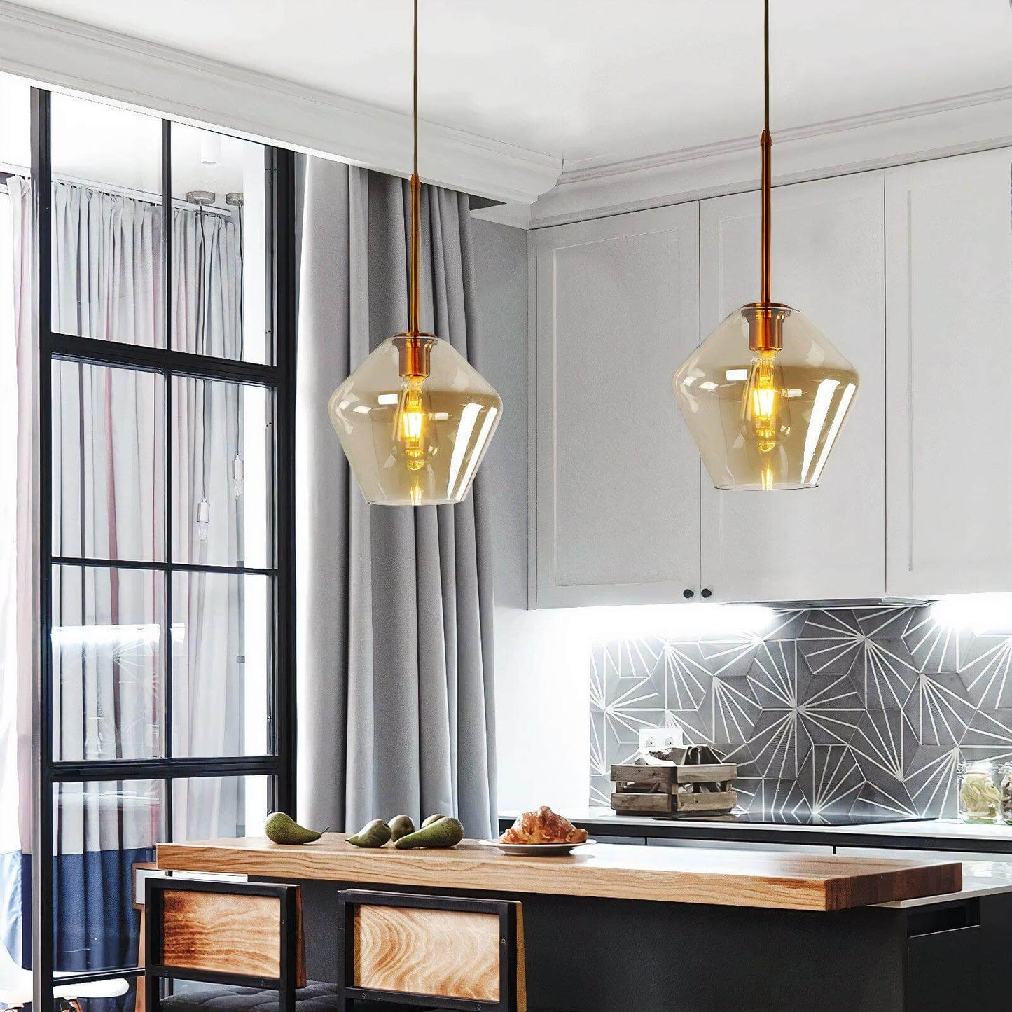 Soft Scallop Fabric Pendant Lamp