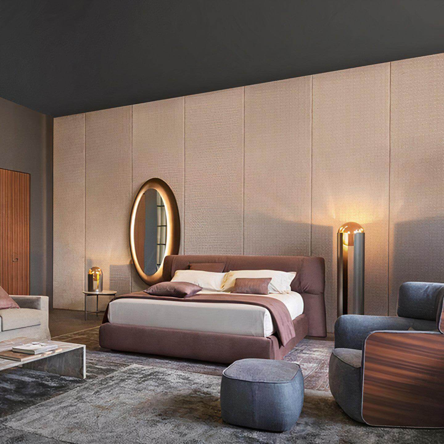 Soft Glow Ceramic Bedside Light