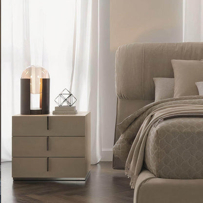 Soft Glow Ceramic Bedside Light