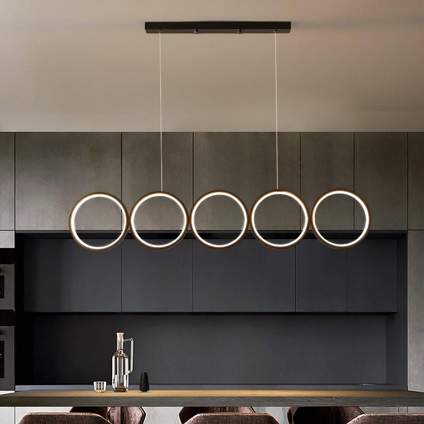 Cascading Linen Pendant Light