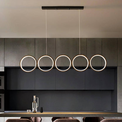 Cascading Linen Pendant Light