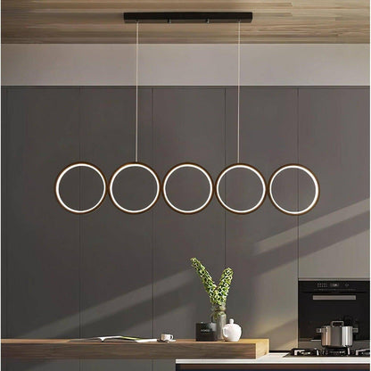 Cascading Linen Pendant Light